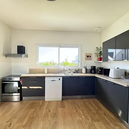 La Maison Bleue - Plain-Pied Proche Plages Et Caen Rosel Extérieur photo