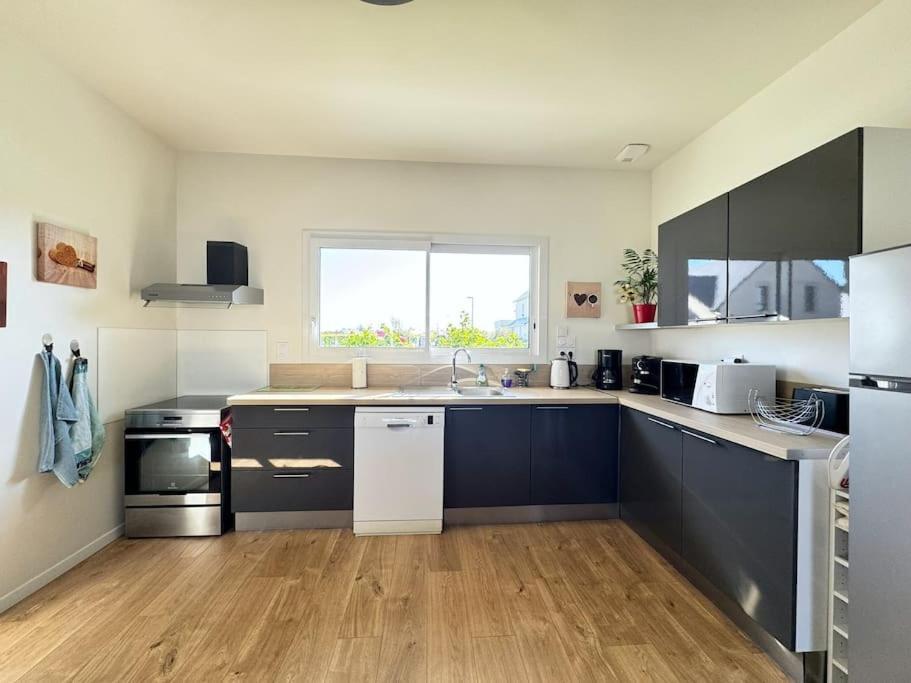 La Maison Bleue - Plain-pied Proche Plages Et Caen Rosel